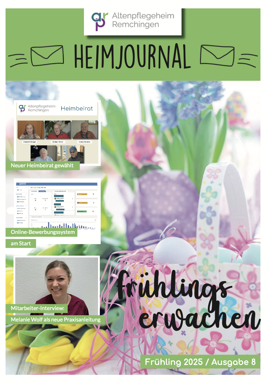 Titelseite Heimjournal Frühling 2025